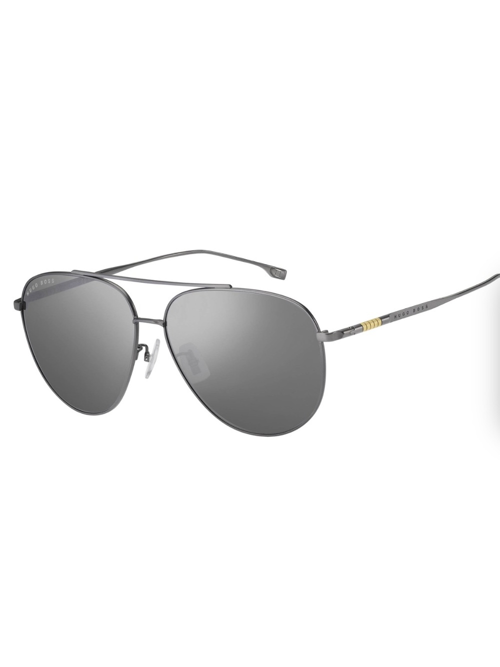 Hugo Boss Men's Grey Aviator Sunglasses 1296/F/S